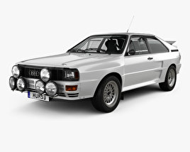 Audi Quattro A2 1981 3D model