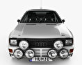 Audi Quattro A2 1991 3d model front view