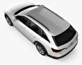Audi A4 (B9) Allroad mit Innenraum 2017 3D-Modell Draufsicht