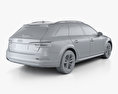 Audi A4 (B9) Allroad with HQ interior 2020 3d model