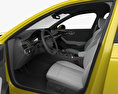 Audi A4 (B9) S-line saloon con interni 2016 Modello 3D seats