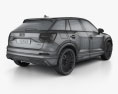 Audi Q2 S-Line 인테리어 가 있는 2020 3D 모델 