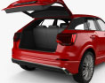 Audi Q2 S-Line з детальним інтер'єром 2020 3D модель