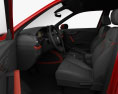 Audi Q2 S-Line mit Innenraum 2017 3D-Modell seats