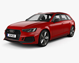 Audi RS4 Avant 2021 3D model