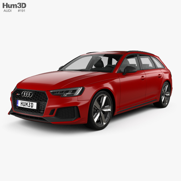 Audi RS4 Avant 2021 3D model