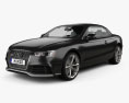 Audi RS5 cabriolet with HQ interior 2015 3d model