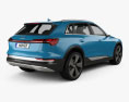 Audi e-tron 2021 3D模型 后视图