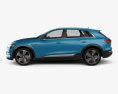 Audi e-tron 2021 3d model side view