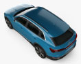 Audi e-tron 2021 3D-Modell Draufsicht