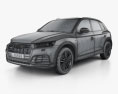 Audi Q5 L S-line CN-spec 2021 Modèle 3d wire render