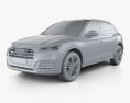 Audi Q5 L S-line CN-spec 2021 3d model clay render