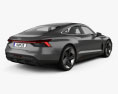 Audi e-tron GT 概念 2018 3Dモデル 後ろ姿