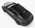 Audi e-tron GT 概念 2018 3Dモデル top view