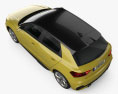 Audi A1 Sportback S-line 2021 3d model top view