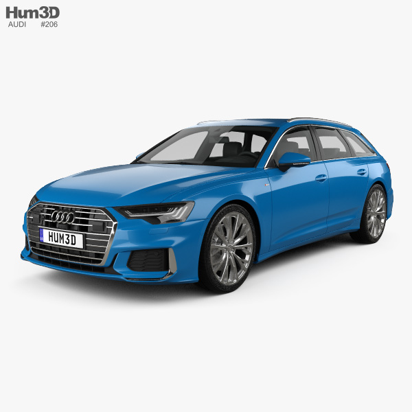 Audi A6 S-Line avant 2021 3D model