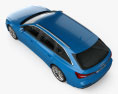 Audi A6 S-Line avant 2021 3d model top view
