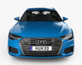 Audi A6 S-Line avant 2021 3d model front view