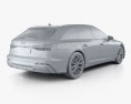 Audi A6 S-Line avant 2021 3d model