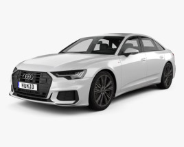 Audi A6 轿车 S-Line 2018 3D模型