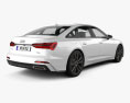 Audi A6 sedan S-Line 2021 3d model back view