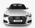 Audi A6 sedan S-Line 2021 3d model front view