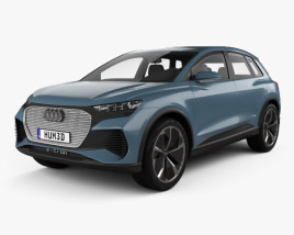 Audi Q4 e-tron Concept 2020 3D model