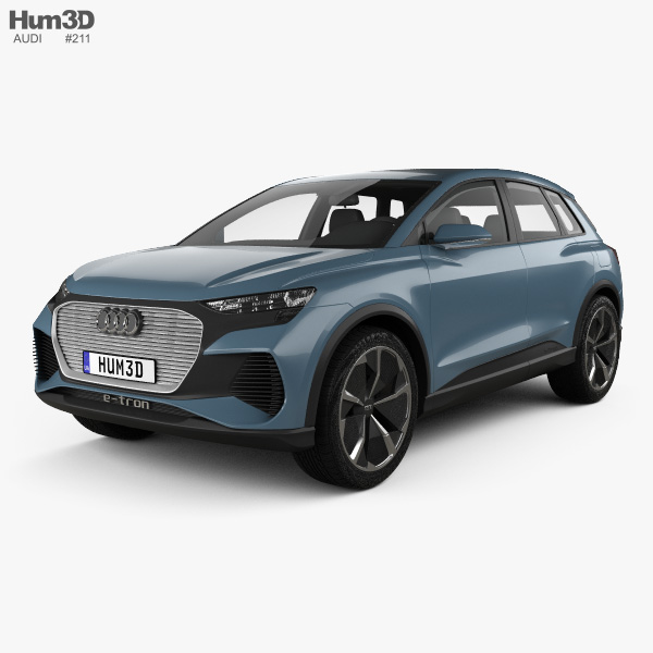Audi Q4 e-tron Concept 2020 3D model