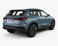 Audi Q4 e-tron Concept 2020 3d model back view