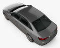 Audi A4 sedan 2022 3d model top view