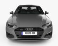 Audi A4 轿车 2019 3D模型 正面图