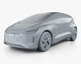 Audi AI:ME 2021 3D模型 clay render