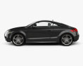 Audi TTS coupe 2016 3d model side view