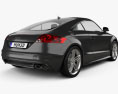 Audi TTS coupe 2016 3d model