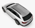 Audi A4 Allroad 2022 3D模型 顶视图