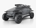 Audi AI:TRAIL quattro 2020 3Dモデル wire render