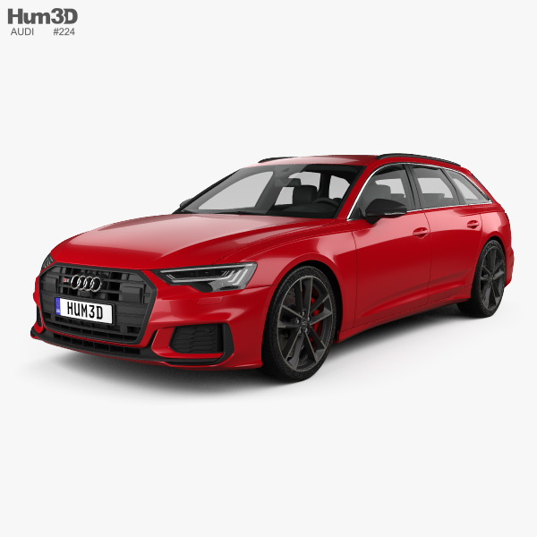 Audi S6 avant 2022 3D model