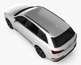 Audi Q7 S-line 2022 3d model top view