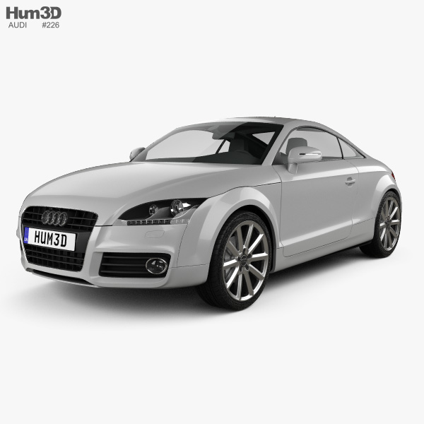 Audi TT coupe 2016 3D模型