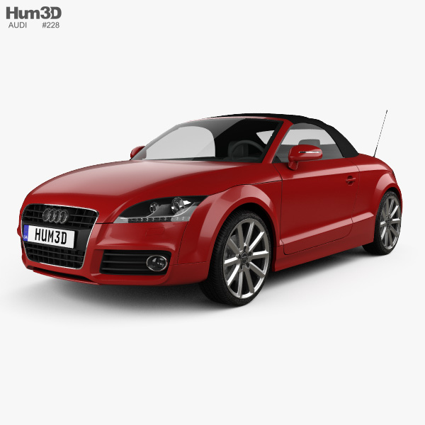 Audi TT 雙座敞篷車 2010 3D模型