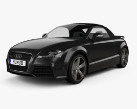 Audi TT RS 雙座敞篷車 2010 3D模型
