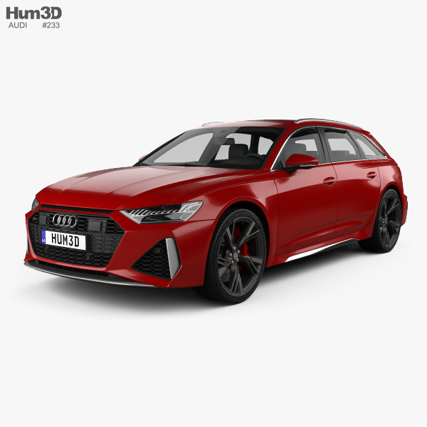 Audi RS6 avant 2022 3D-Modell