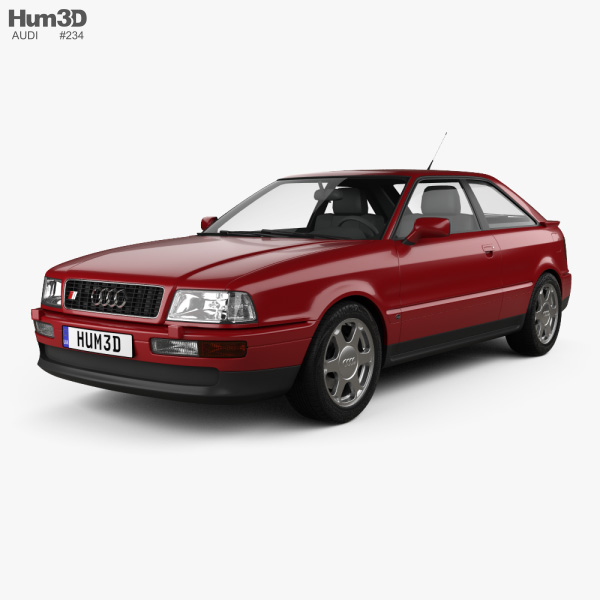 Audi S2 coupe 1995 3D model