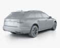 Audi A4 Allroad with HQ interior 2022 3d model