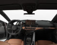 Audi A4 Sedán con interior 2019 Modelo 3D dashboard