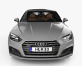 Audi A5 S-line sportback with HQ interior 2020 3d model front view