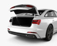 Audi A6 S-Line 轿车 带内饰 2018 3D模型