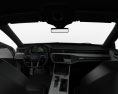 Audi A6 S-Line 轿车 带内饰 2018 3D模型 dashboard