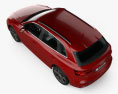 Audi Q5 S-line mit Innenraum 2016 3D-Modell Draufsicht