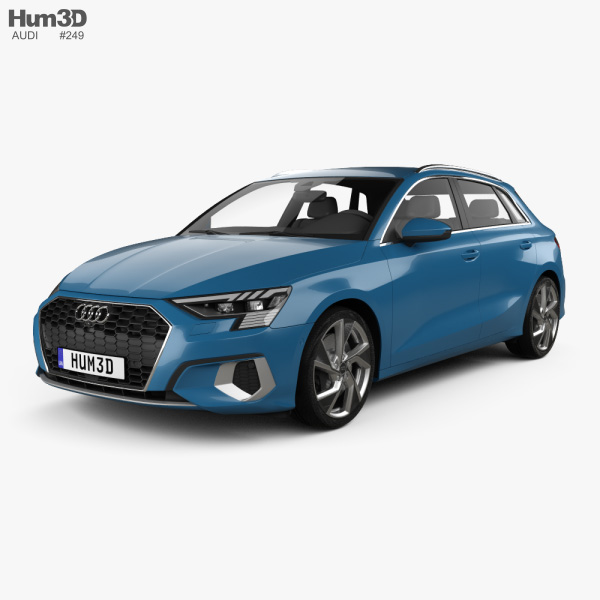 Audi A3 sportback 2022 3D model